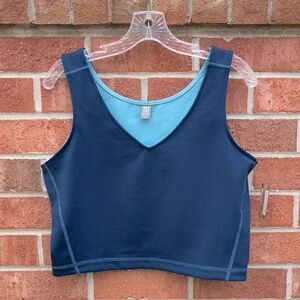 Title Nine Laser Cut Mad Dash Tank sz L NWT